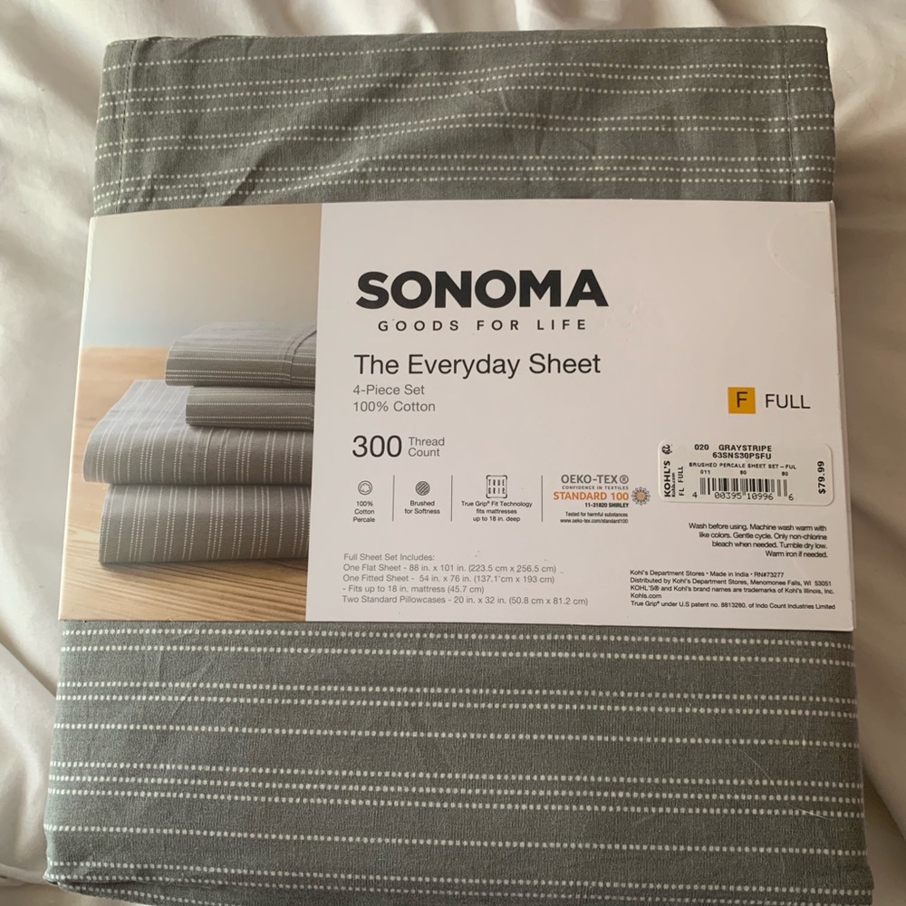 Brand new Sonoma Sheets